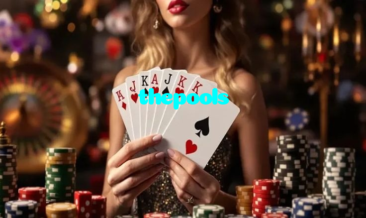 thepools casino presented on mobile device in Pakistan with slots and live games